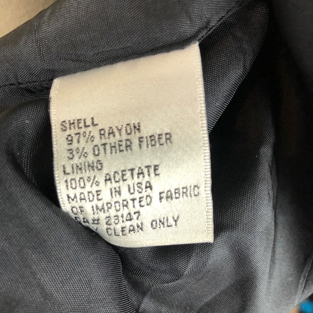 Talbots Button Blazer Jacket Stripe Pockets Work - image 4